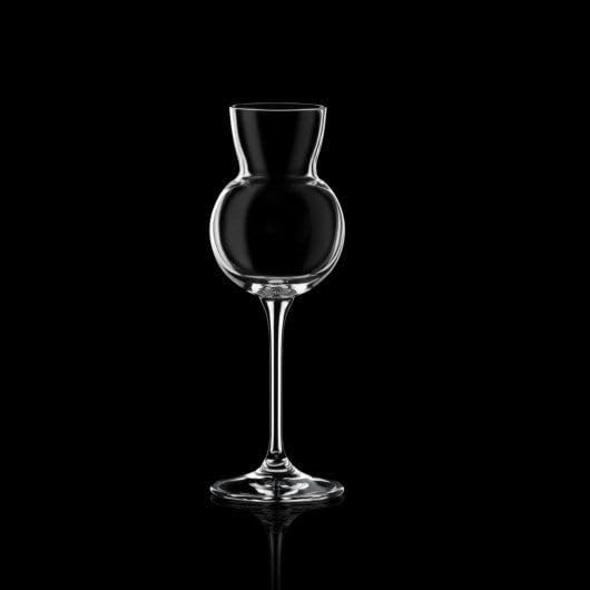 RCR ‘Invino’ Set of 6 Crystal Italian Glasses with Stem (11cl) Spirits/Port/Brandy/Limoncello/Grappa/Sherry Dishwasher Safe