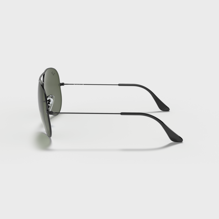 Ray-Ban Aviator Large Metal RB 3025 Sunglasses - Green Polarized