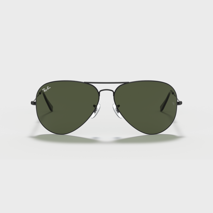 Ray-Ban Aviator Large Metal RB 3025 Sunglasses - Green Polarized