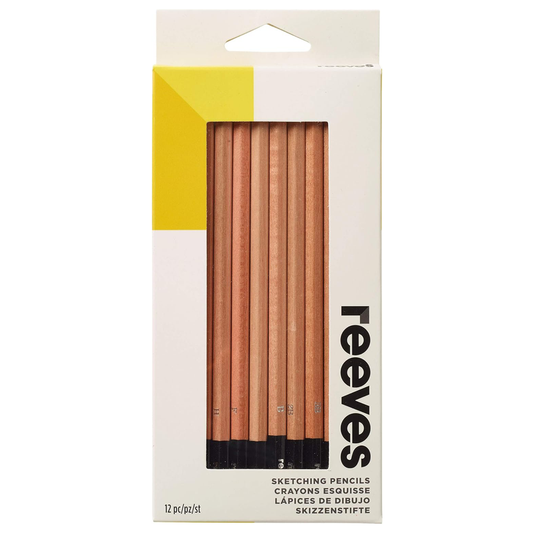 Reeves Sketching Pencils - Pack of 12