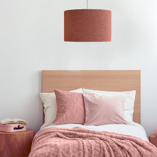 Shropshire Shades - Telford Lamp Shade in Dark Orange - Medium 33(D) x 20(H) cm