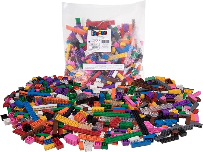 Strictly Briks 672-Piece Building Starter Kit – Multicolor ABS Bricks, LEGO-Compatible, Ages 3+, Unisex Child