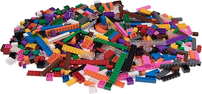Strictly Briks 672-Piece Building Starter Kit – Multicolor ABS Bricks, LEGO-Compatible, Ages 3+, Unisex Child