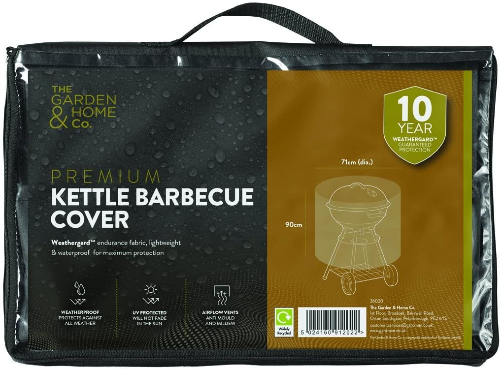 Garden and Home Co Premium Kettle Barbecue Covers - Black