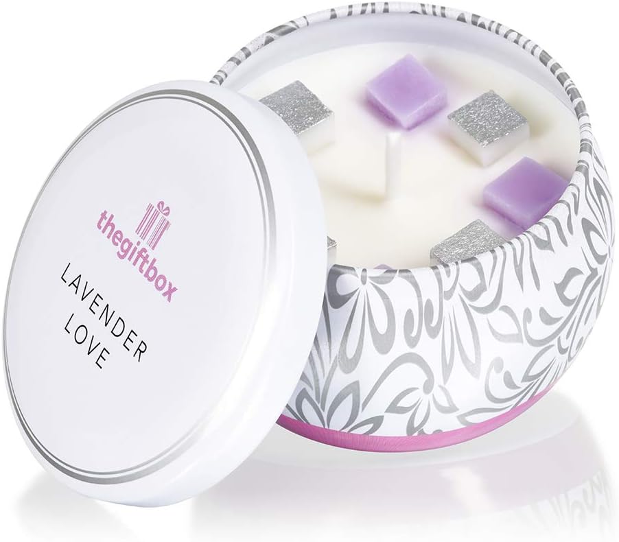 TheGiftbox - Scented Candles Gifts for Her. 4 Pack Tin Candles - Twinklelove