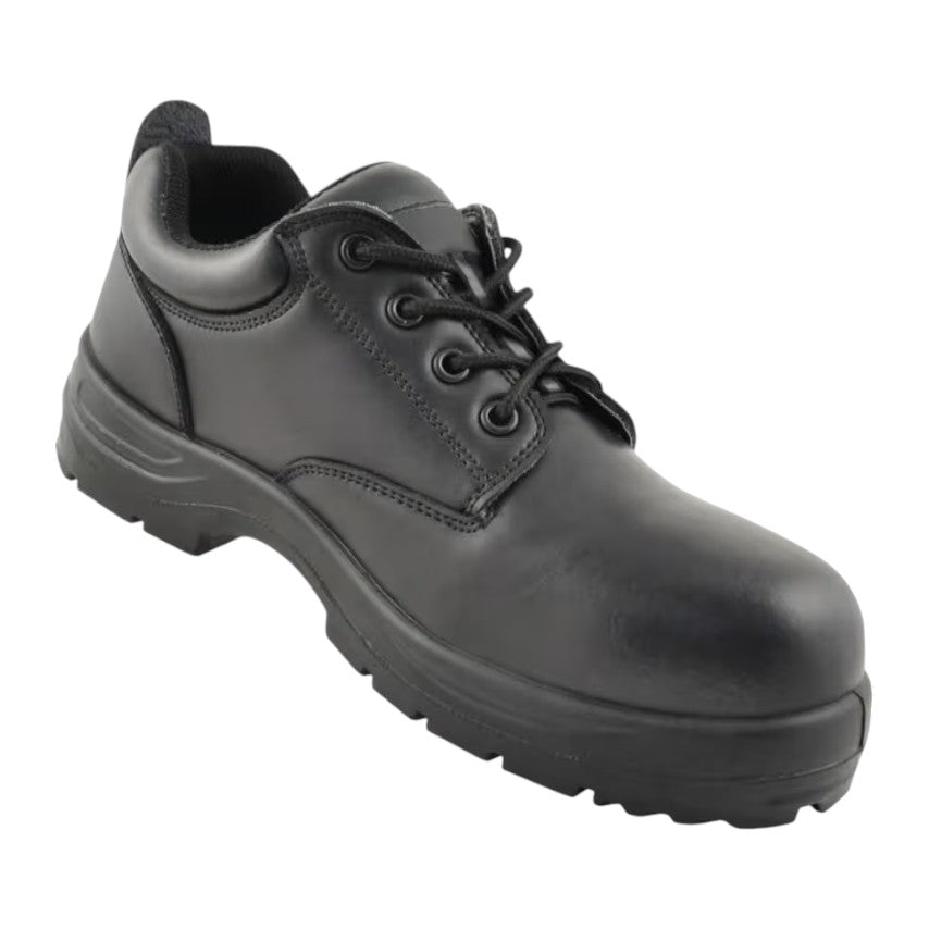 Tuffsafe Unisex Composite Safety Shoes, Black, Leather Upper, Composite Toe Cap, S3 SRC - Size 13