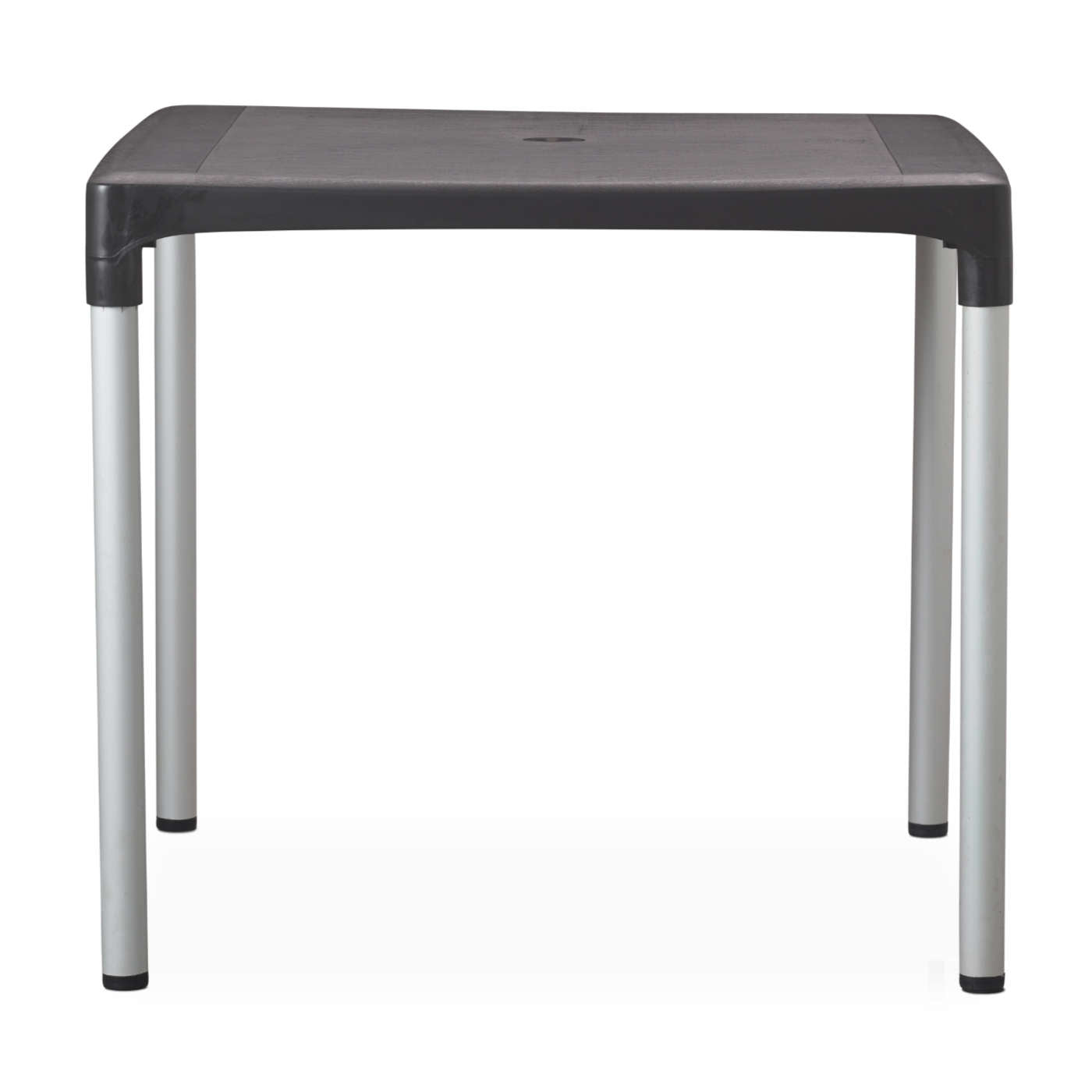 Tabilo Vibe 4 Seater Outdoor Table with Solas 1.8m Parasol & Base Set Cafe/Home