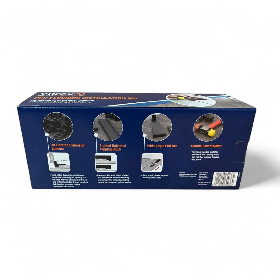 Vitrex Professional Flooring Installation Kit for Vinyl, Laminate or Hardwood Flooring