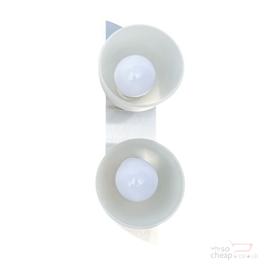 Eglo Enea-C 2 Bulb Bar Spotlight – E14-Led RGB Bulbs Included – Matt Nickel SKU 75374