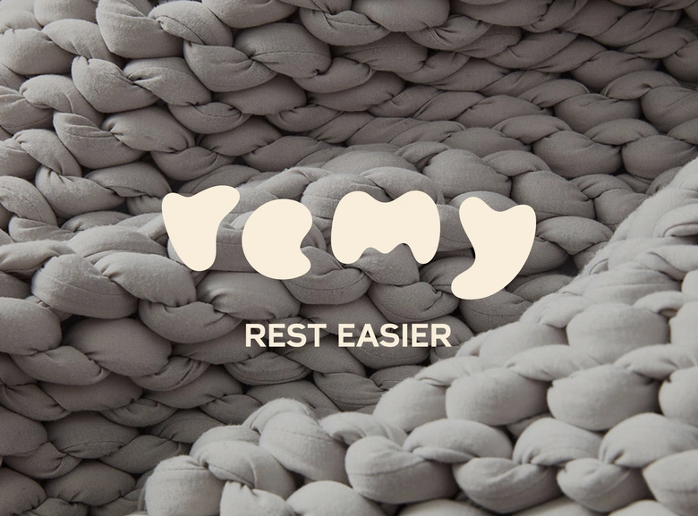 Remy Sleep Weighted Blanket 8kg Cloudy Grey – The Lounger 120x180cm, Chunky Knit 100% Cotton