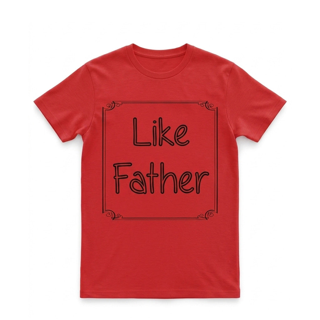 Like Father Like Son Matching T-Shirt Set - Red