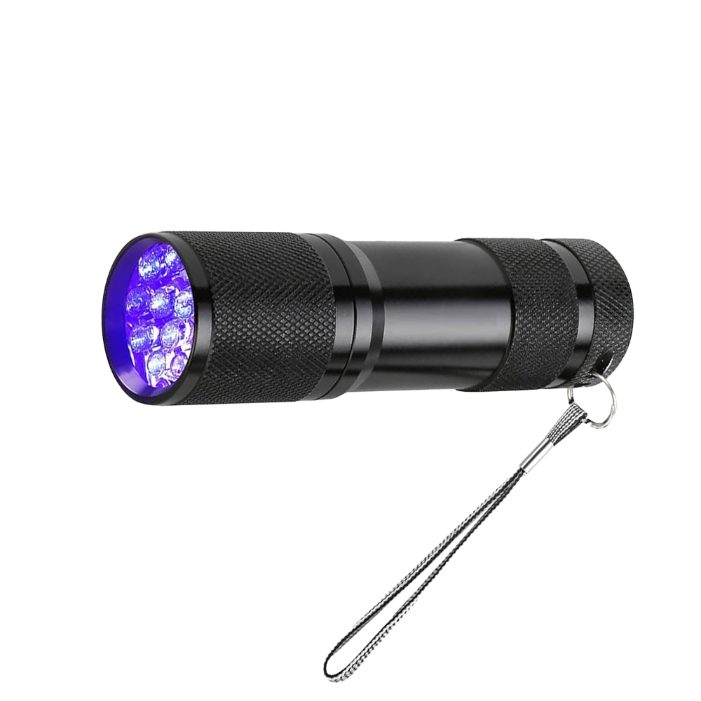 UV Torch, 9 LED 395nm Ultraviolet Flashlight, Blacklight Detector for Pet Urine, Stain, Bed Bugs and More