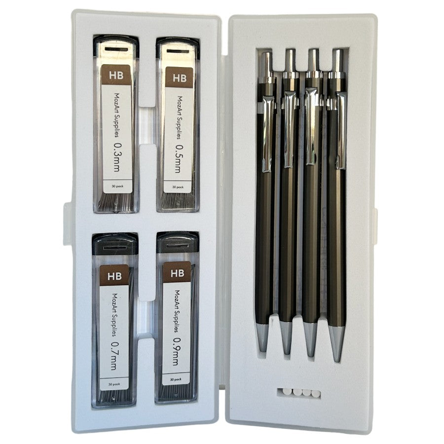 MozArt - Mechanical Pencil Set with Case