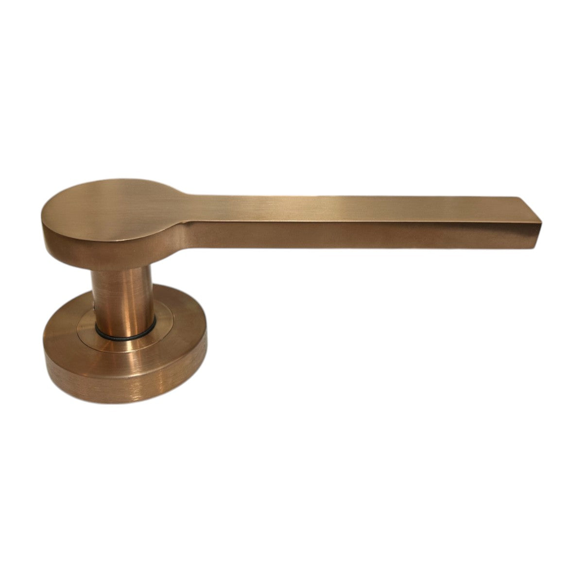 Access Hardware Novas Collection Door Handles - B0110SCU SATIN COPPER 01 LEVER ON ROSE