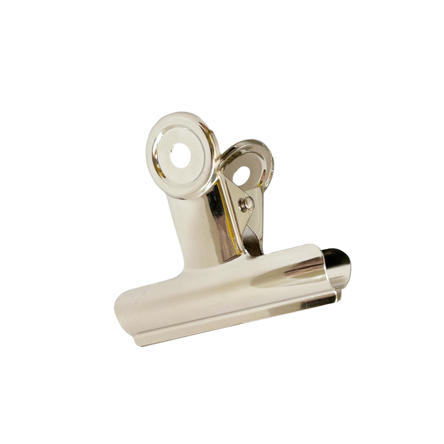75mm Binder Spring Clips / Silver Bulldog Paper Clamps 10pk