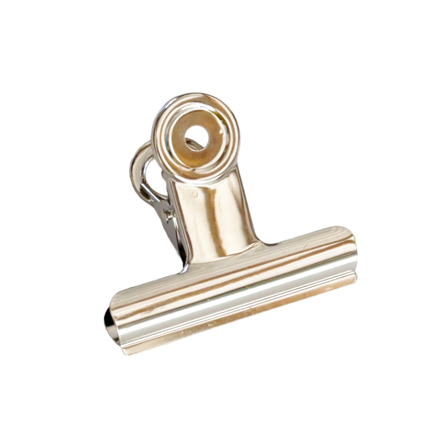 75mm Binder Spring Clips / Silver Bulldog Paper Clamps 10pk