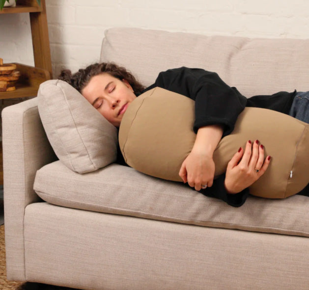Remy Sleep Bean Bag Pillow The Hugger Mocha