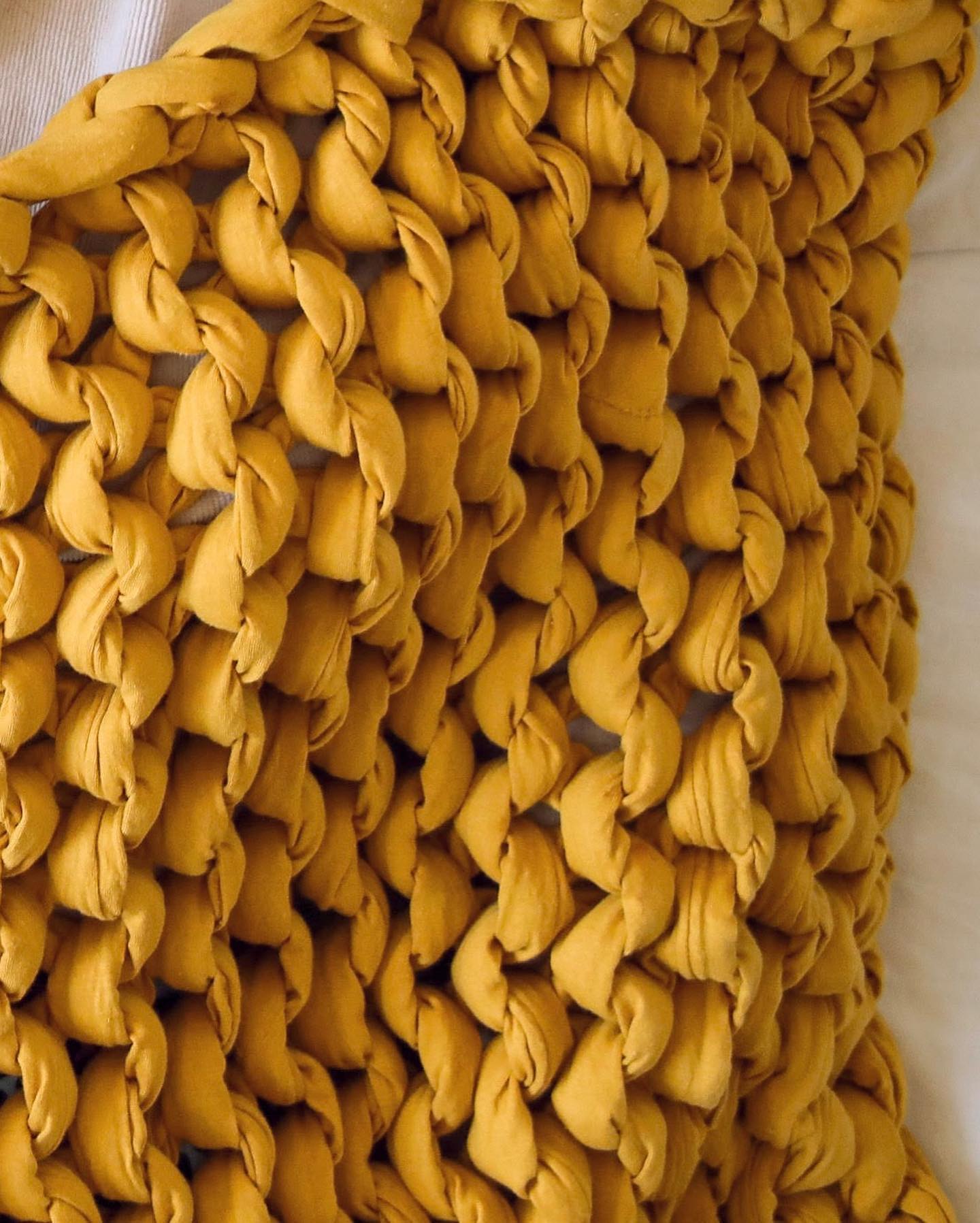 Remy Sleep Weighted Blanket 6kg Mustard Yellow – The Lounger 100 x 150 cm, Chunky Knit 100% Cotton