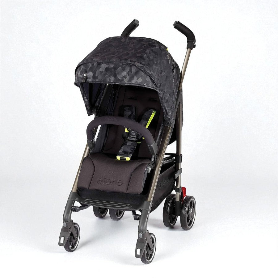 Diono Flexa Luxe Black Platinum, City Ready Umbrella Stroller - Black Camo