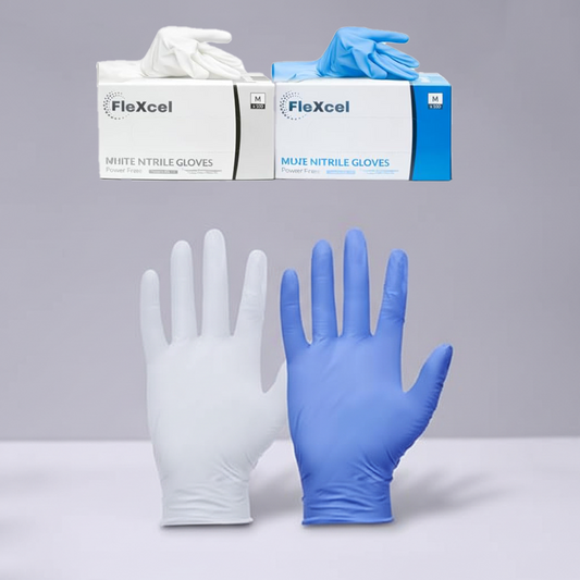 1000 FleXcel Powder Free Nitrile Gloves exp 02/30 Disposable Examination Gloves