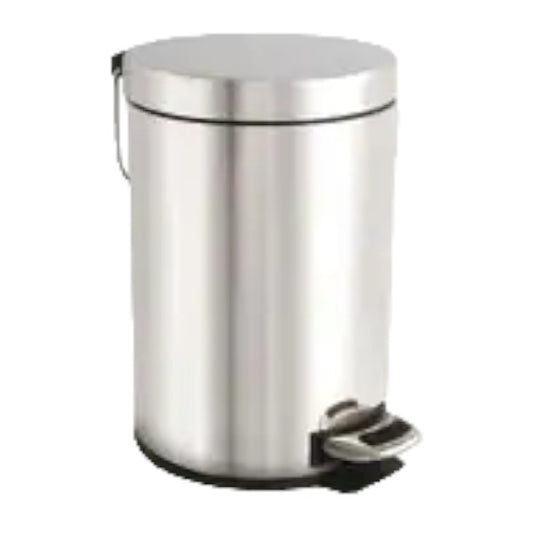Charles Bentley 5l Pedal Bin Brushed Stainless Steel