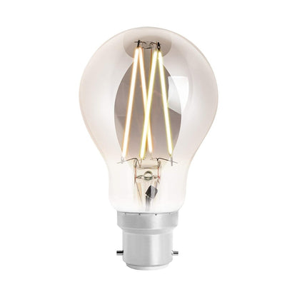 4lite Retro A60 Smoky White WiFi LED Smart Bulb - B22 Bayonet Cap