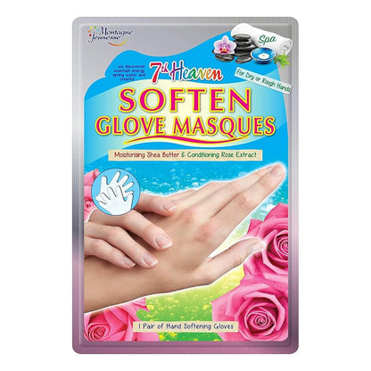 7th Heaven - Hand Softening Gloves - Moisturising Shea Butter & Conditioning Rose Extract