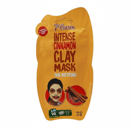 12 x 7th Heaven Intense Cinnamon Clay Peel Off Face Mask - Mattifying Deep Pore Cleanse
