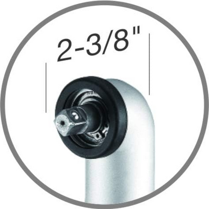 Heavy Duty Cordless Right Angle Impact Wrench 3/8" with Digital Clutch Kit ACDelco ARI2044BEU 20V Li-Ion