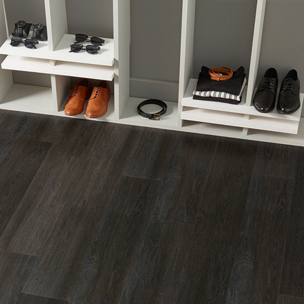 Amtico Blackened Oak LVT Flooring 2.02 sqm pack 184 x 1220mm (7.25" x 48") Tiles