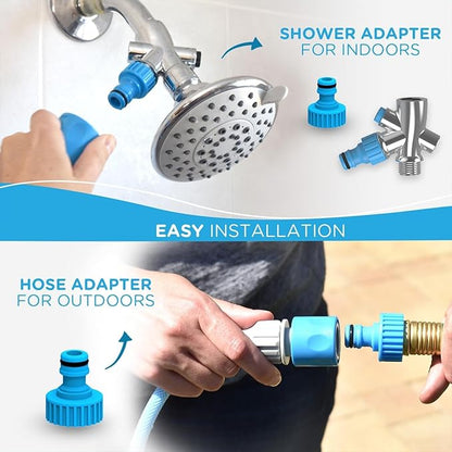 Aquapaw Dog Washer & Shower Attachment | Fast & Easy Indoor & Outdoor Pet Bathing, Massaging & Grooming
