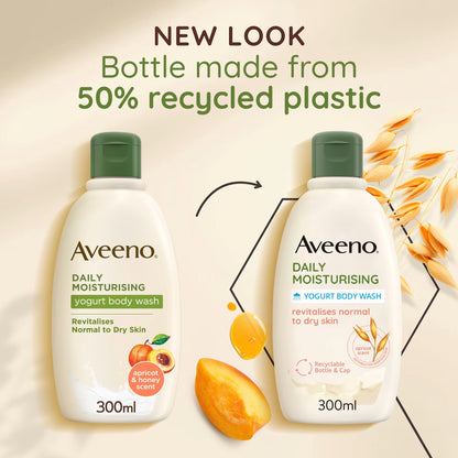 Aveeno Daily Moisturising Body Wash - Apricot and Honey 300ml