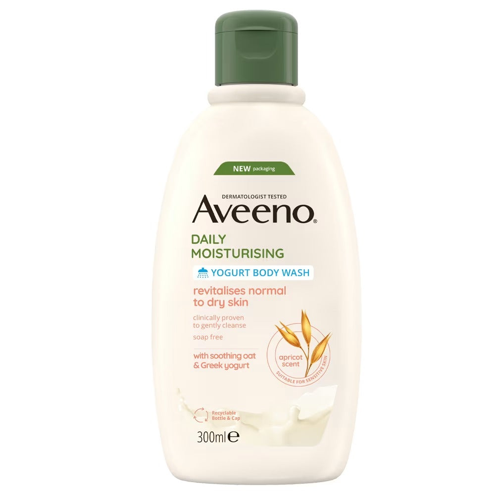 Aveeno Daily Moisturising Body Wash - Apricot and Honey 300ml