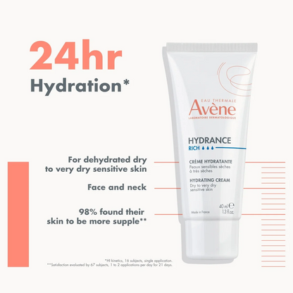Avene Hydrance Rich Hydrating Cream for Dehydrated Skin 40ml