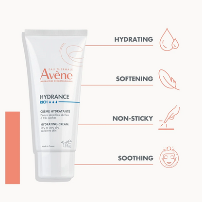 Avene Hydrance Rich Hydrating Cream for Dehydrated Skin 40ml