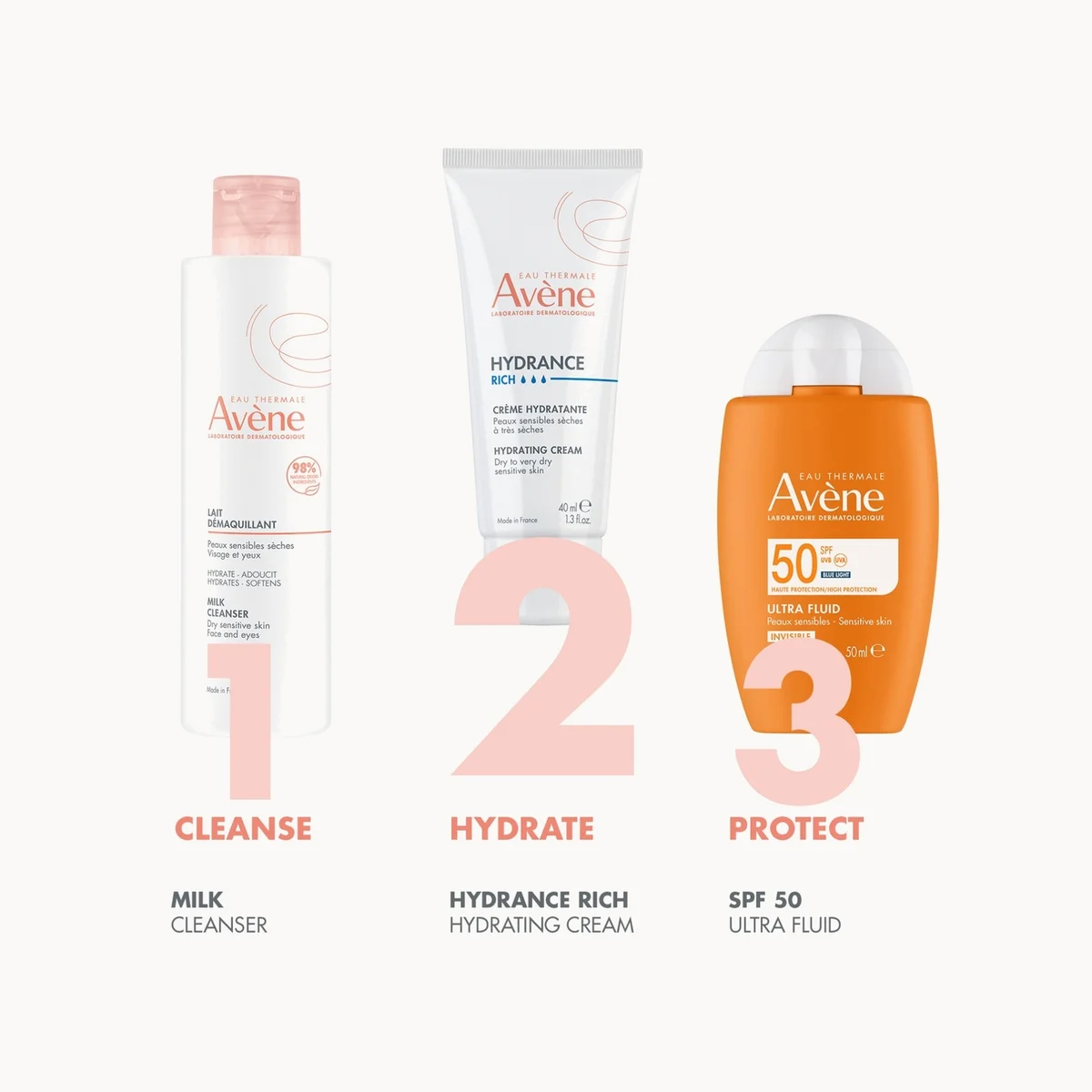 Avene Hydrance Rich Hydrating Cream for Dehydrated Skin 40ml
