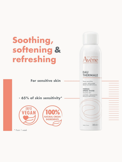 Avene Thermal Spring Water Spray for Sensitive Skin 300ml (No Lid)