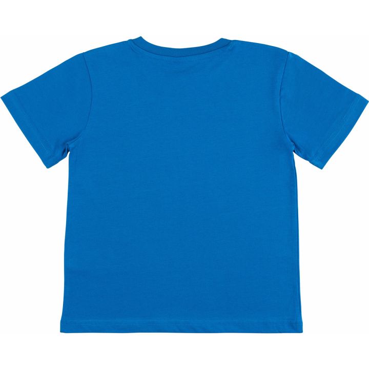 Earth Positive - Kids Organic Cotton T-Shirt - Plain Blue, Unisex