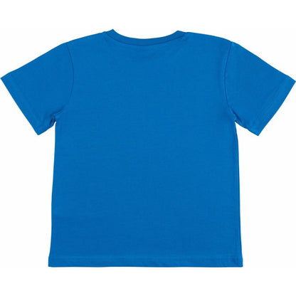 Earth Positive - Kids Organic Cotton T-Shirt - Plain Blue, Unisex
