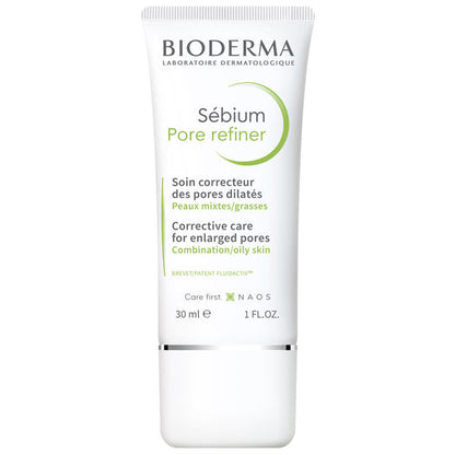 Bioderma Sébium Pore Refiner cream tube on a white background