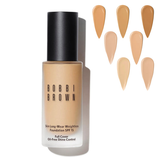 Bobbi Brown Skin Long-Wear Weightless Foundation SPF15 13ml – Full Coverage Natural Matte Liquid Foundation