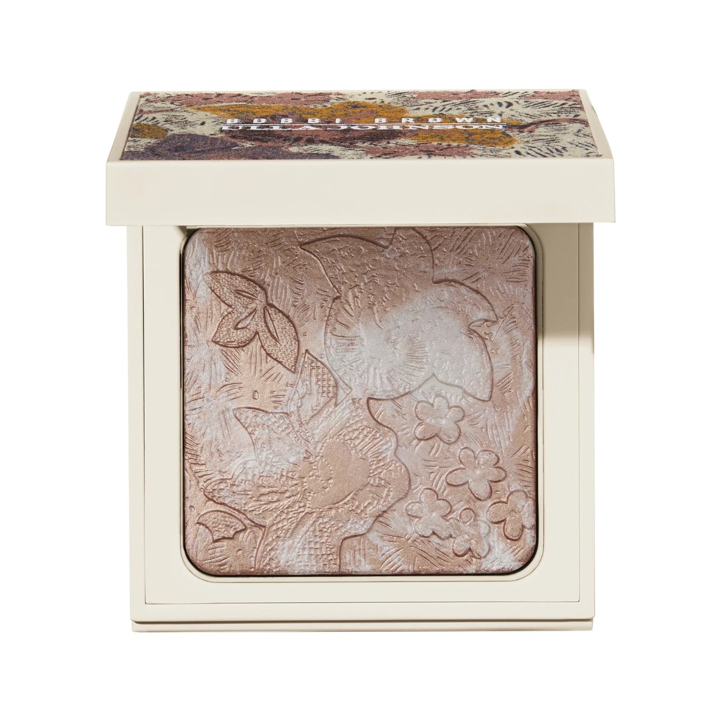 bobbi brown eye with decorative case on a white backgroundhadow
