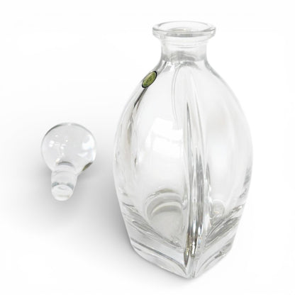 Bohemia Crystal 22oz (650ml) Whiskey Decanter – Hand-Blown Czech Crystal Glass