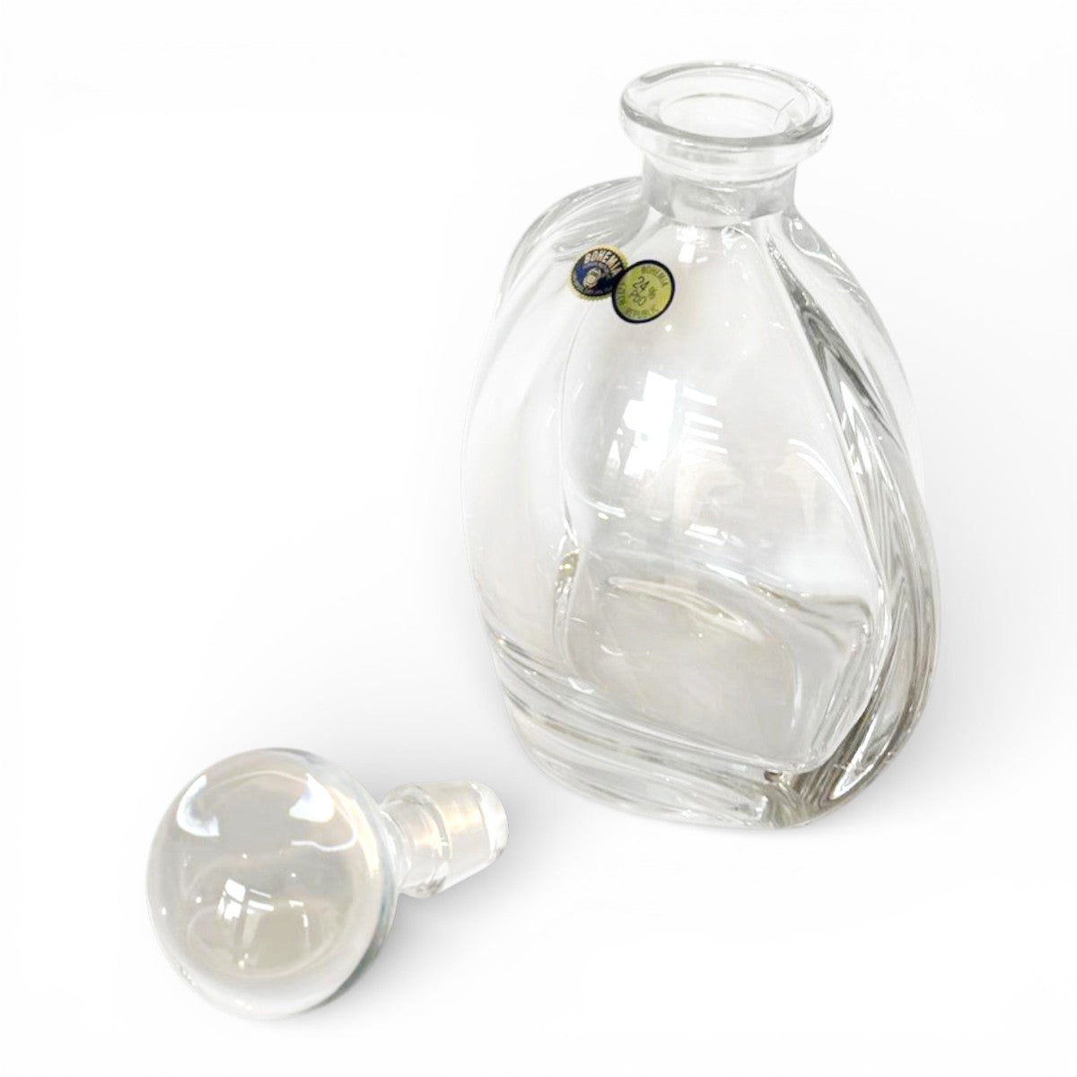 Bohemia Crystal 22oz (650ml) Whiskey Decanter – Hand-Blown Czech Crystal Glass