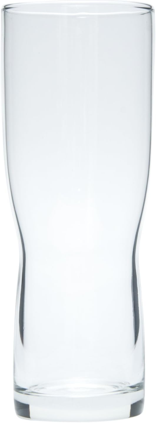 6 Pack Bormioli Rocco New Pilsner Beer Glass, Clear, 420ml
