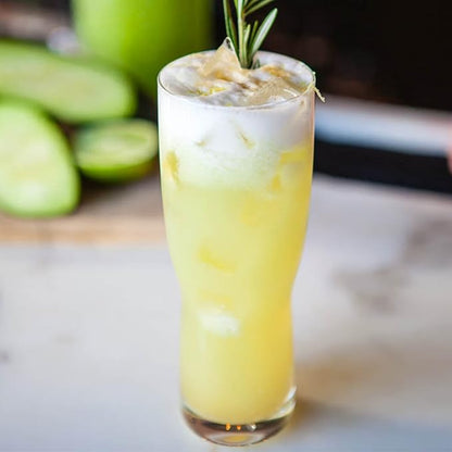 6 Pack Bormioli Rocco New Pilsner Beer Glass, Clear, 420ml