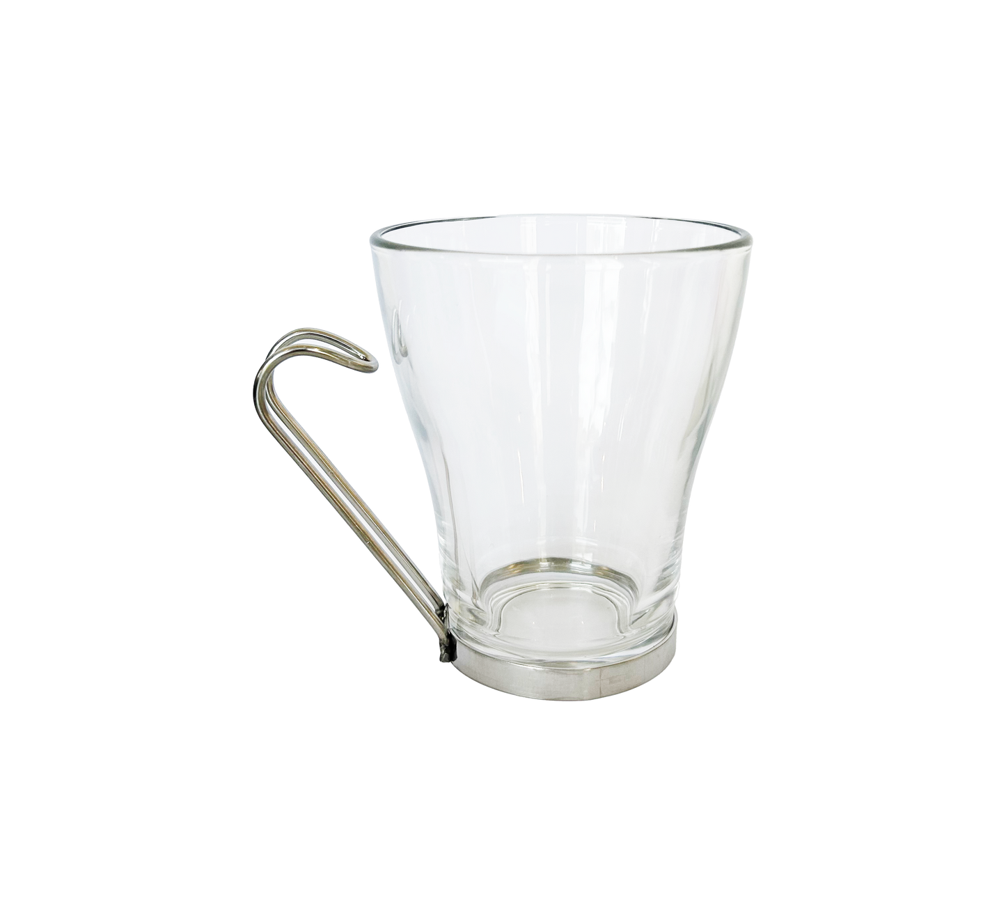 Bormioli Rocco Oslo Large Coffee/Tea Mug Set of 6 in Clear Glass - 320ml / 11oz