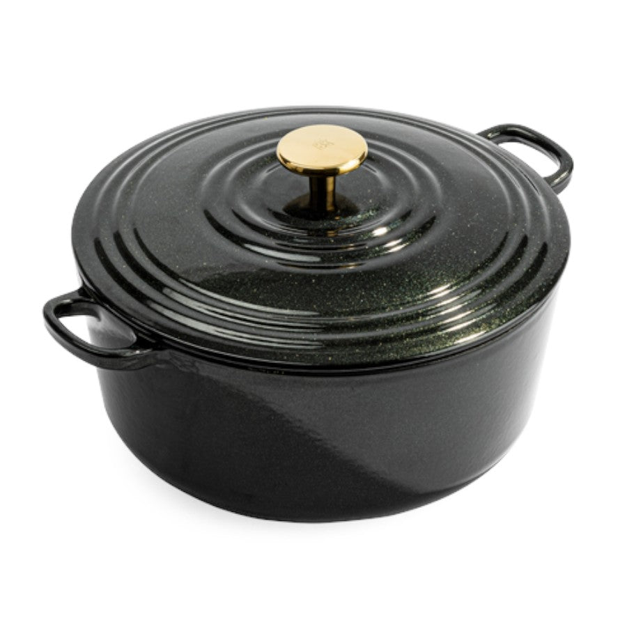 BK Bourgogne Non Stick Enamel Cast Iron Dutch Oven 28 m/6.7 Litre Casserole Dish with Lid