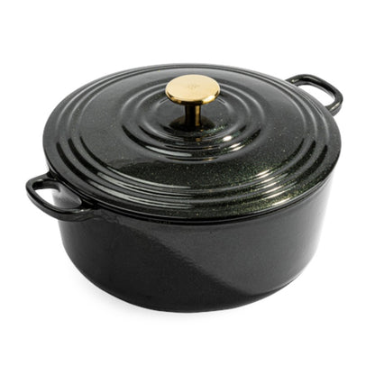 BK Bourgogne Non Stick Enamel Cast Iron Dutch Oven 28 m/6.7 Litre Casserole Dish with Lid