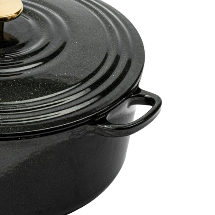 BK Bourgogne Non Stick Enamel Cast Iron Dutch Oven 28 m/6.7 Litre Casserole Dish with Lid